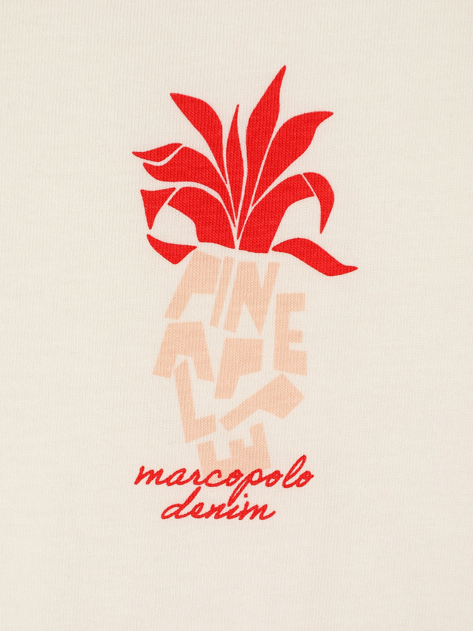 Футболка молочного цвета из хлопка